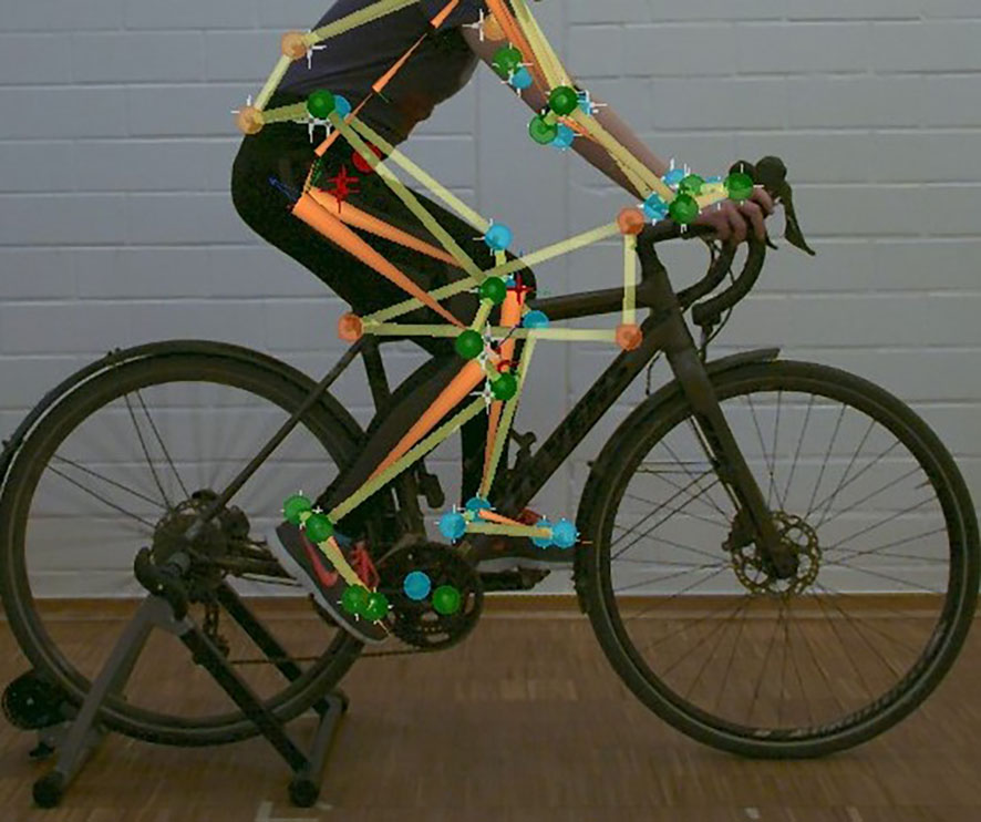 Haltungsdiagnostik Fahrrad